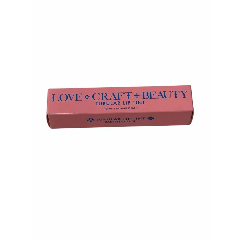 LOVE+CRAFT+BEAUTY Tubular Lip Tint Cassette Crush 2.3 mL NIB
